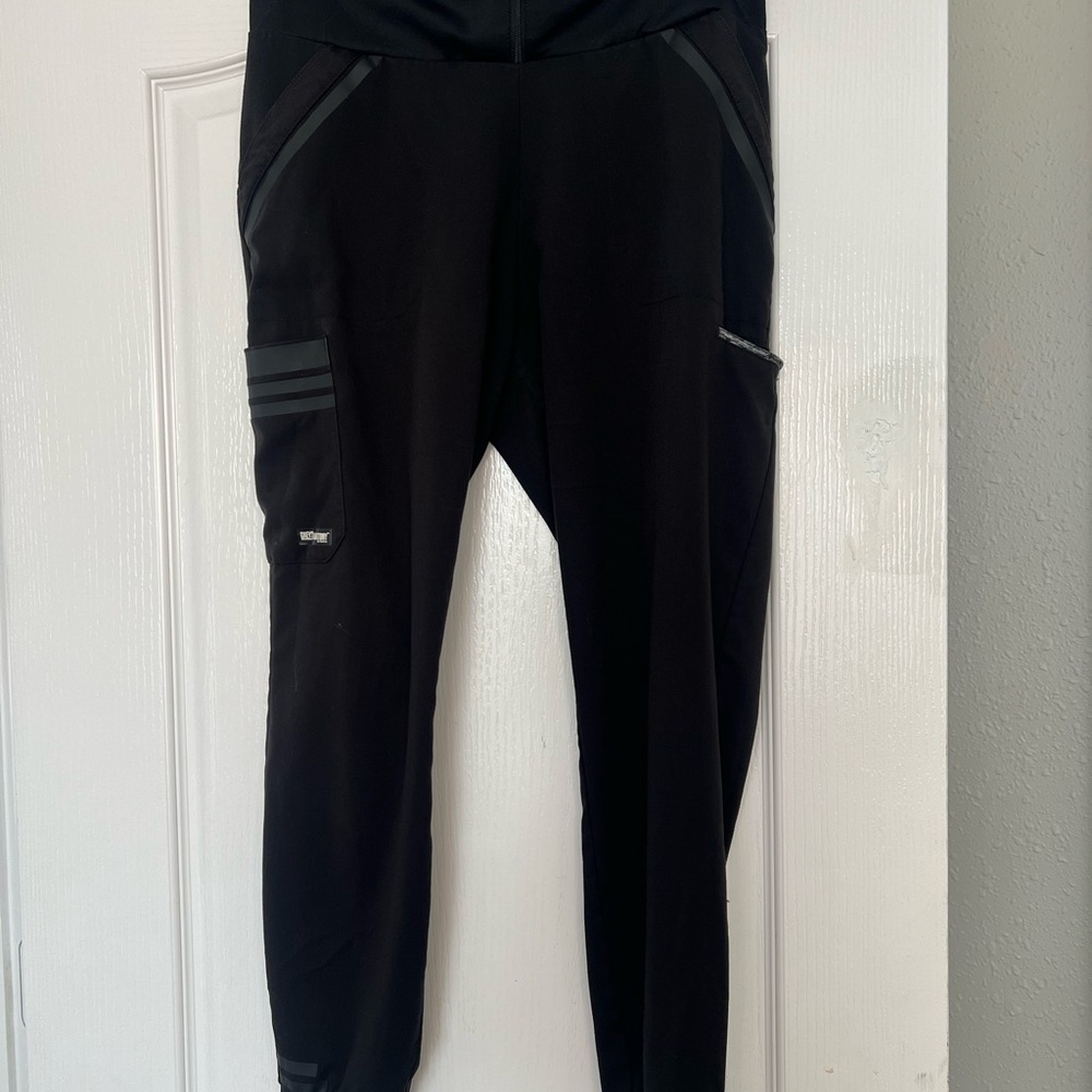 Grey's Anatomy Black Jogger Scrub Bottoms